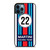 MARTINI RACING TEAM 22 iPhone 12 Pro Max Case