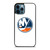 NEW YORK ISLANDER LOGO WHITE iPhone 12 Pro Max Case