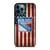 NEW YORK RANGERS NHL AMERICAN FLAG iPhone 12 Pro Max Case