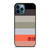 UNIQLO LOGO COLORFUL STRIPES iPhone 12 Pro Max Case