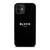 BLVCK PARIS SNAKE LEATHER LOGO iPhone 12 Mini Case