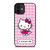 COACH NEW YORK LOGO PATTERN HELLO KITTY iPhone 12 Mini Case