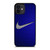 NIKE LOGOMETAL BLUE iPhone 12 Mini Case