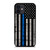 THIN BLUE LINE FLAG iPhone 12 Mini Case