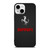 FERRARI LOGO RED CARBON iPhone 13 Mini Case