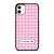 COACH NEW YORK LOGO PATTERN PINK iPhone 11 Case