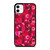 MARIMEKKO FLOWER PATTERN RED iPhone 11 Case