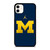 MICHIGAN WOLVERINES AIR JORDAN LOGO FOOTBALL iPhone 11 Case