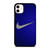 NIKE LOGOMETAL BLUE iPhone 11 Case