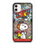 SNOOPY THE PEANUTS GLASS ART iPhone 11 Case