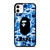 BATHING APE BAPE CAMO BLUE iPhone 11 Case