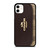 COACH NEW YORK LOGO BROWN WALLET iPhone 11 Case