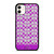 COACH NEW YORK LOGO PATTERN PURPLE EMBLEM iPhone 11 Case