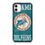 MIAMI DOLPHINS WOODEN LOGO iPhone 11 Case