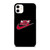 NIKE SWOOSH CHICAGO RED BULL BASKETBALL TEAM LOGO iPhone 11 Case