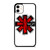 RED HOT CHILI PEPPERS LOGO WHITE iPhone 11 Case