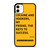 THE WOLF OF WALL STREET QUOTES iPhone 11 Case