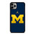 MICHIGAN WOLVERINES AIR JORDAN LOGO FOOTBALL iPhone 11 Pro Case