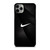 NIKE LOGO BLACK ABSTRACT LINE iPhone 11 Pro Case