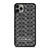 COACH NEW YORK LOGO PATTERN BLACK iPhone 11 Pro Max Case