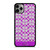 COACH NEW YORK LOGO PATTERN PURPLE EMBLEM iPhone 11 Pro Max Case