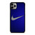 NIKE LOGOMETAL BLUE iPhone 11 Pro Max Case
