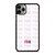 PINK VICTORIA'S SECRET LOGO iPhone 11 Pro Max Case