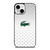 LACOSTE SILVER PATTERN iPhone 13 Mini Case