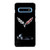 CORVETTE CAR LOGO BLACK Samsung Galaxy S10 Plus Case