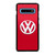 VW VOLKSWAGEN LOGO RED Samsung Galaxy S10 Plus Case