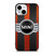 MINI COPER LOGO BLACK RED STRIPES iPhone 13 Mini Case