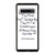 FRIENDS QUOTE GOODBYE Samsung Galaxy S10 Case