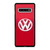 VW VOLKSWAGEN LOGO RED Samsung Galaxy S10 Case