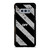 OFF WHITE LOGO STRIPE Samsung Galaxy S10 Case