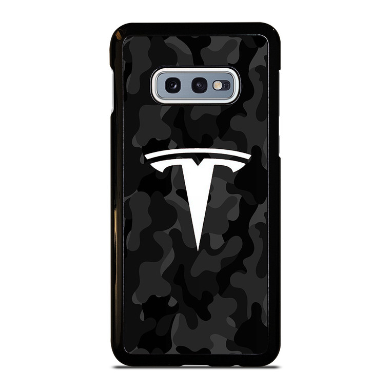 TESLA MOTORS LOGO CAMO Samsung Galaxy S10 Case