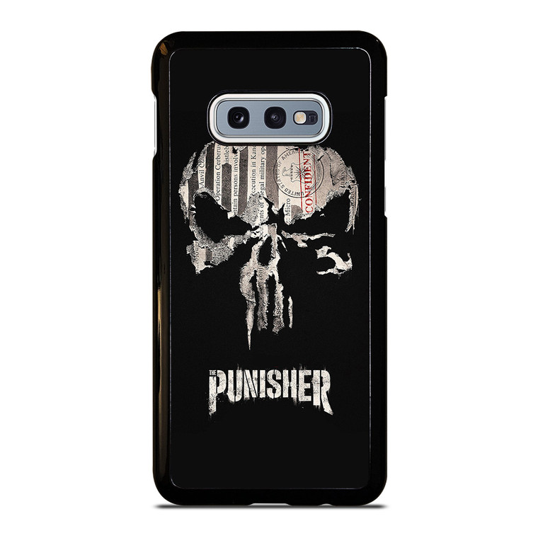 THE PUNISHER SKULL PAPER EFFECT ARTWORK Samsung Galaxy S10 Case