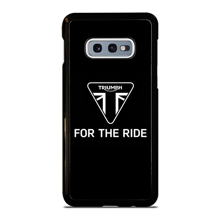 TRIUMPH FOR THE RIDE LOGO Samsung Galaxy S10 Case