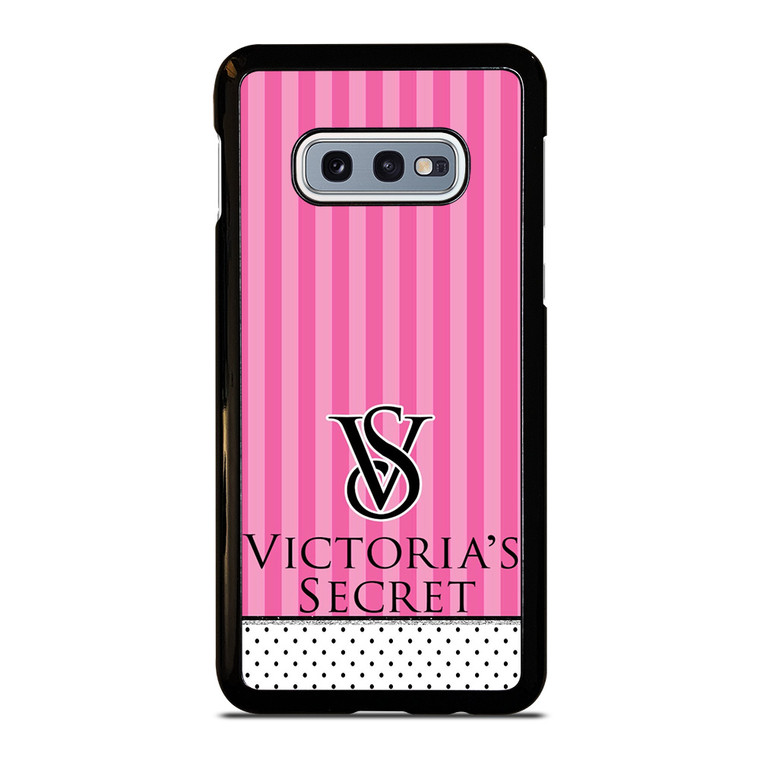 VICTORIA'S SECRET LOGO POLKADOT STRIPE Samsung Galaxy S10 Case