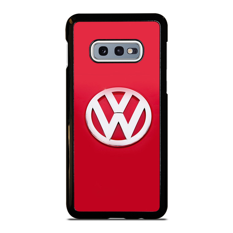 VW VOLKSWAGEN LOGO RED Samsung Galaxy S10 Case