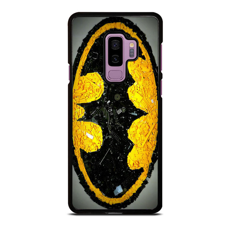 Batman Logo Black Yellow 2 Samsung Galaxy S9 Plus Case