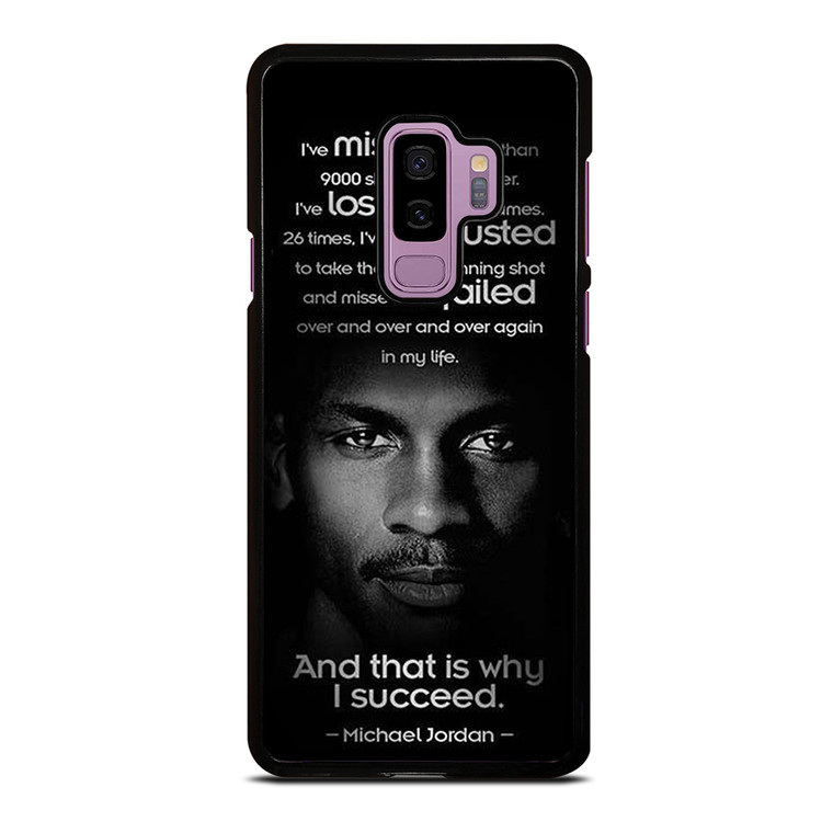 BEST MICHAEL JORDAN QUOTE Samsung Galaxy S9 Plus Case