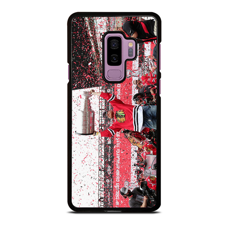 BLACKHAWKS HOCKEY CHICAGO CEREMONY Samsung Galaxy S9 Plus Case