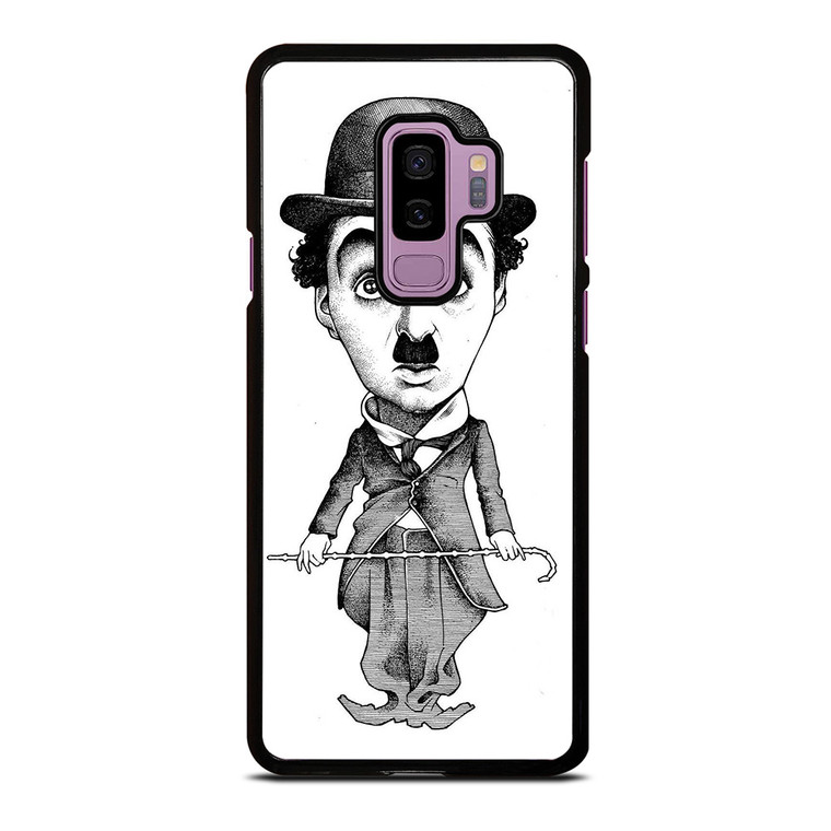 CHARLIE CHAPLIN CARTOON Samsung Galaxy S9 Plus Case