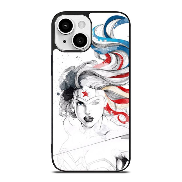 WONDER WOMAN SKETCH iPhone 13 Mini Case