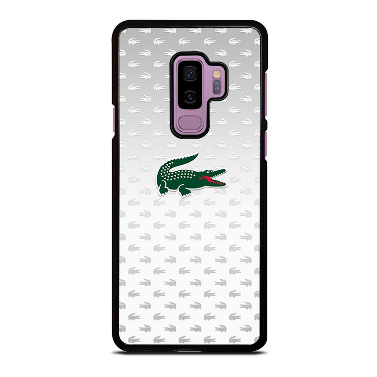 LACOSTE SILVER PATTERN Samsung Galaxy S9 Plus Case