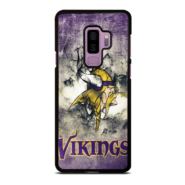 MINNESOTA VIKINGS GRUNGE LOGO Samsung Galaxy S9 Plus Case