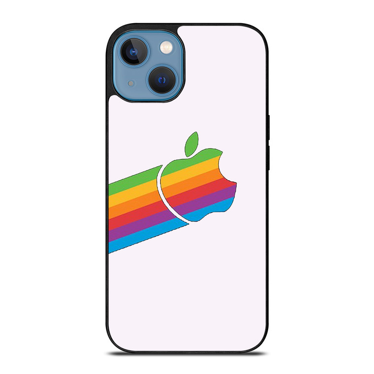 APPLE RETRO DESIGN WHITE iPhone 13 Case