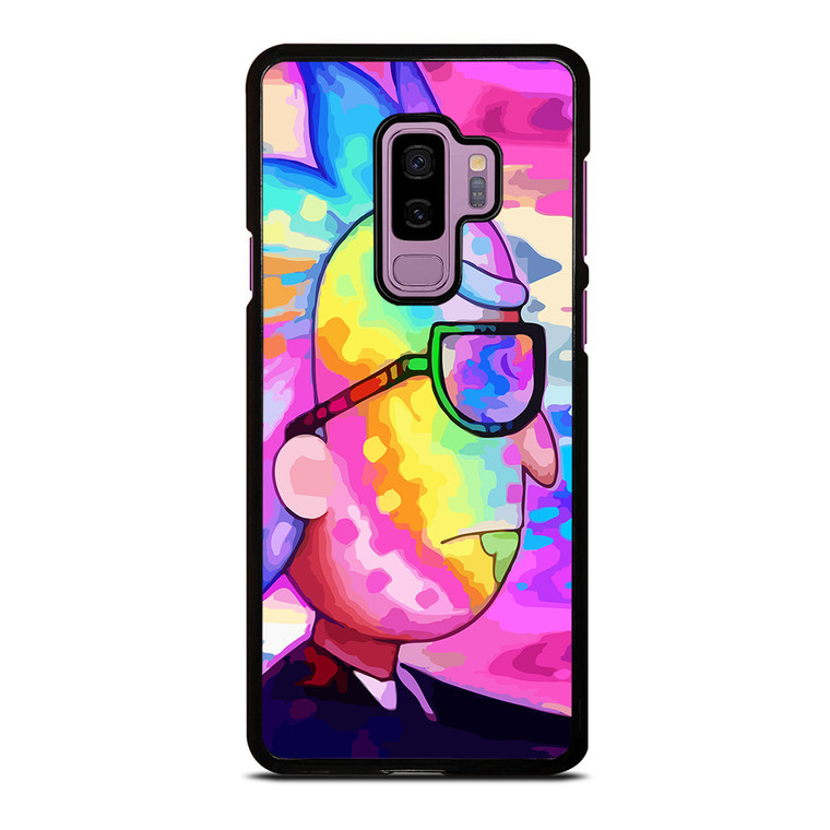 RICK AND MORTY CARTOON RAINBOW 2 Samsung Galaxy S9 Plus Case