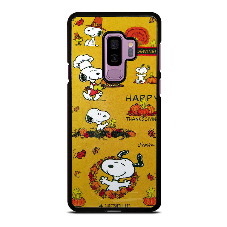 SNOOPY THE PEANUTS THANKSGIVING Samsung Galaxy S9 Plus Case