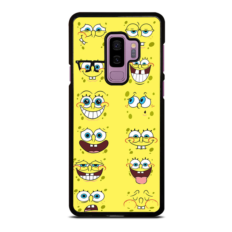 SPONGE BOB MOOD FACE Samsung Galaxy S9 Plus Case
